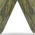 Lona de camping impermeable camuflaje 506x306