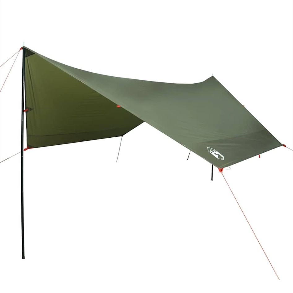 Lona de camping impermeable verde oliva 462x306x211