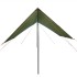 Lona de camping impermeable verde oliva 462x306x211