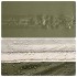 Lona de camping impermeable verde oliva 462x306x211