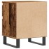 Mesitas de noche 2 uds madera ingeniería envejecida 40x35x50