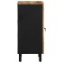 Aparador de madera maciza de mango rugosa 40x33,5x75