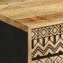 Aparador de madera maciza de mango rugosa 40x33,5x75