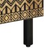 Aparador de madera maciza de mango rugosa 40x33,5x75
