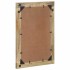 Espejo de baño madera maciza de mango y vidrio 50x70
