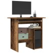 Escritorio madera de ingeniería madera envejecida 80x45x74 cm