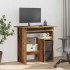 Escritorio madera de ingeniería madera envejecida 80x45x74
