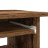 Escritorio madera de ingeniería madera envejecida 80x45x74