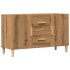 Aparador de madera de ingeniería roble artisan 100x36x60