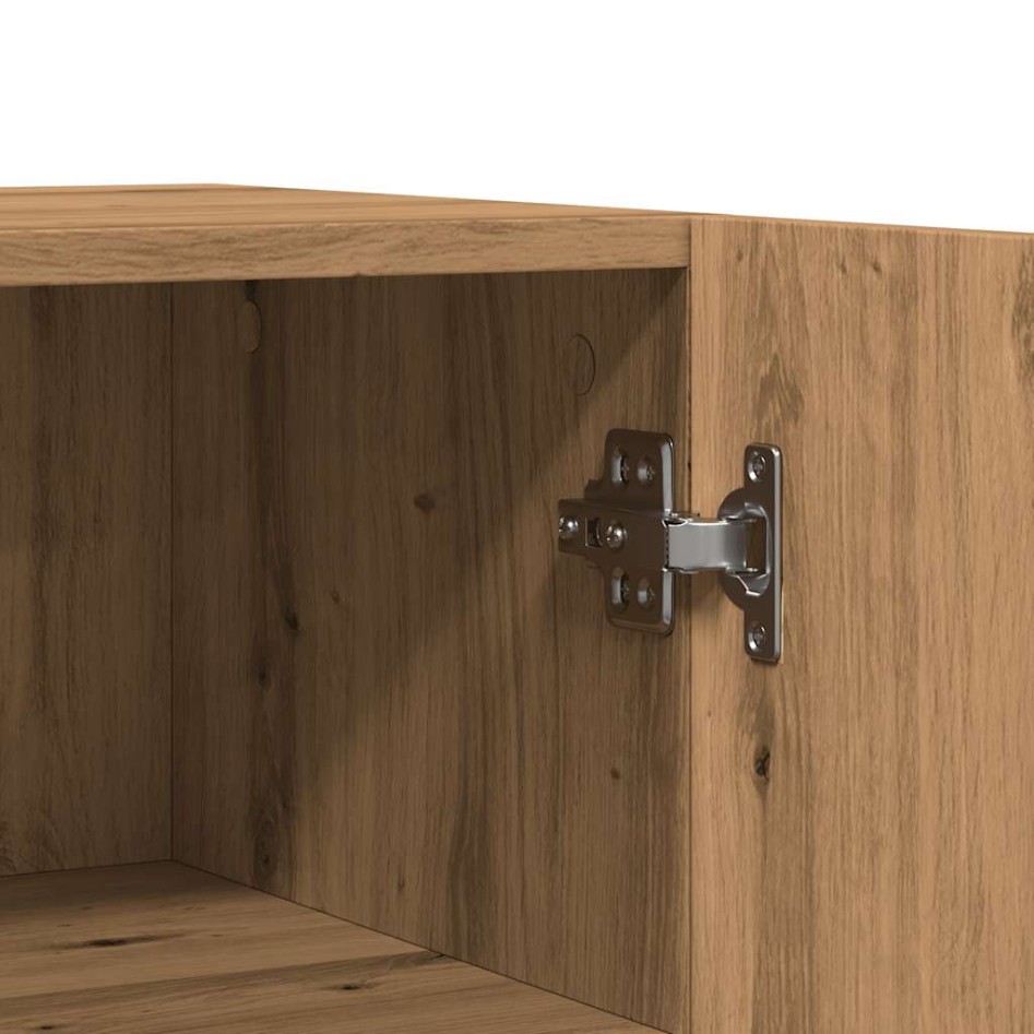 Aparador de madera de ingeniería roble artisan 100x36x60