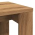 Mesas apilables 3 uds madera de ingeniería roble