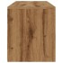Mueble de TV luces LED madera roble artisan 120x35x40