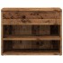 Banco zapatero madera ingeniería madera envejecida 60x30x45