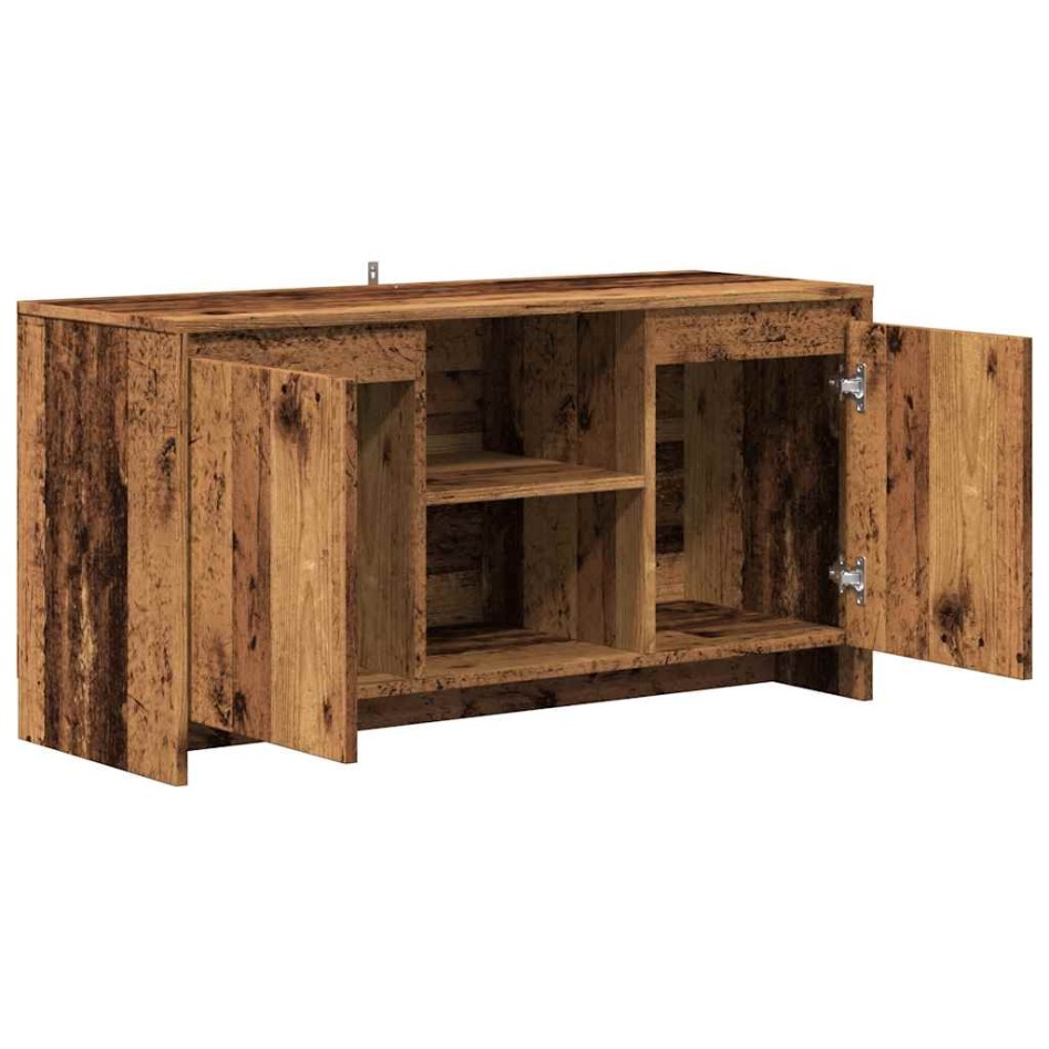 Mueble de TV madera de ingeniería envejecida 102x37,5x52,5