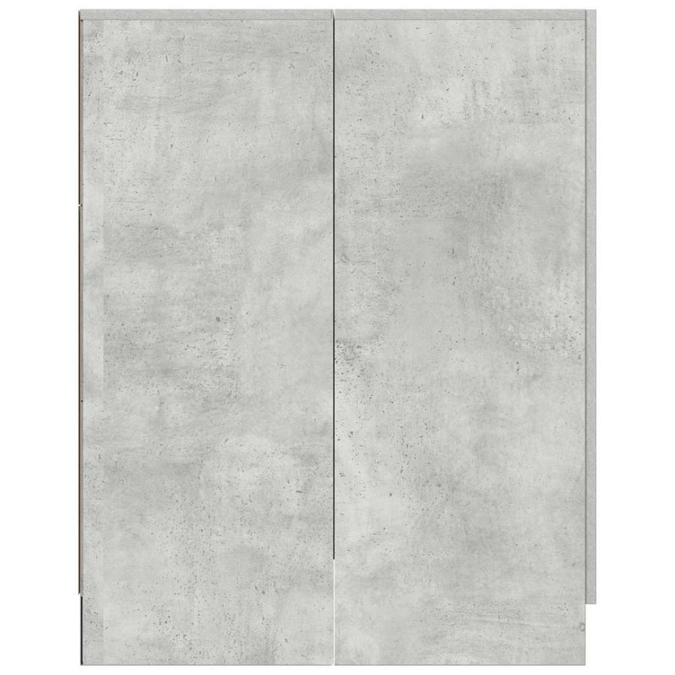 Armario de lavadora gris hormigón 70,5x71,5x91,5