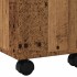 Mesa de centro madera de ingeniería envejecida 60x60x38