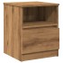 Mesitas noche 2 uds madera ingeniería roble artisan 40x40x50