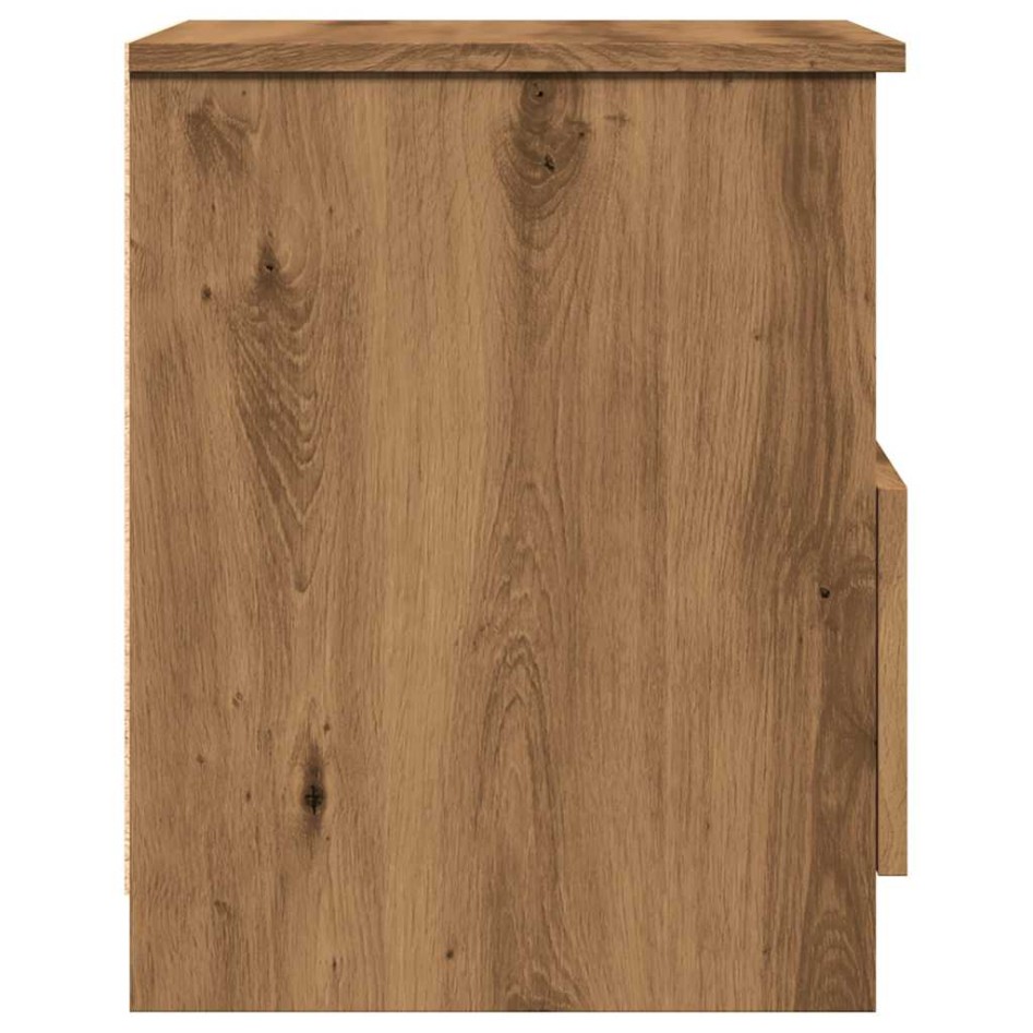 Mesitas noche 2 uds madera ingeniería roble artisan 40x40x50