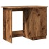 Escritorio de madera de ingeniería envejecida 100x50x76