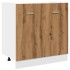 Armario bajo fregadero madera roble artisan 80x46x81,5