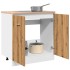 Armario bajo fregadero madera roble artisan 80x46x81,5
