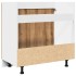 Armario bajo fregadero madera roble artisan 80x46x81,5