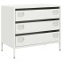 Aparador de acero laminado en frío blanco 68x39x58,5