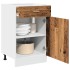 Armario inferior cajón cocina madera envejecida 50x46x81,5