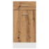 Armario inferior cajón madera roble artisan 40x46x81,5