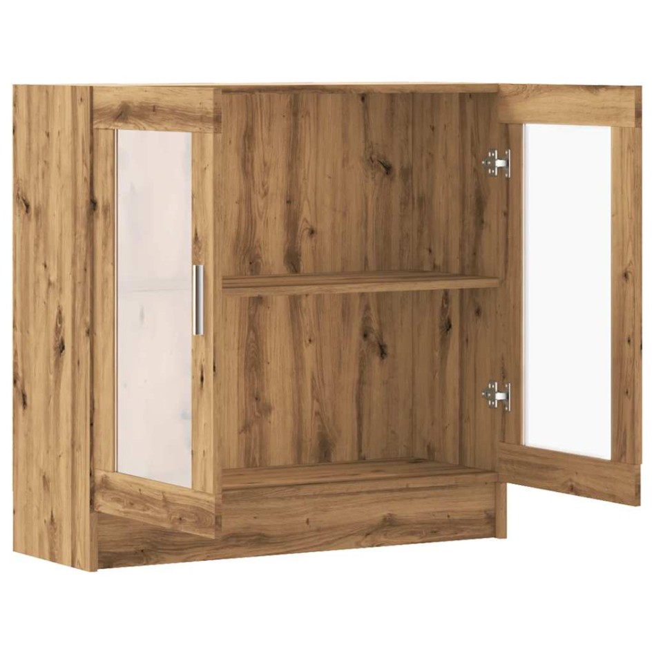 Armario libros madera ingeniería roble artisan 82,5x30,5x80