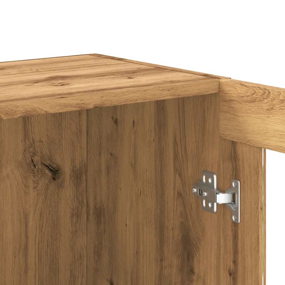 Armario libros madera ingeniería roble artisan 82,5x30,5x80