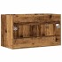 Mueble de lavabo madera de ingeniería envejecida 80x38,5x46