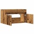 Mueble de lavabo madera de ingeniería envejecida 80x38,5x46