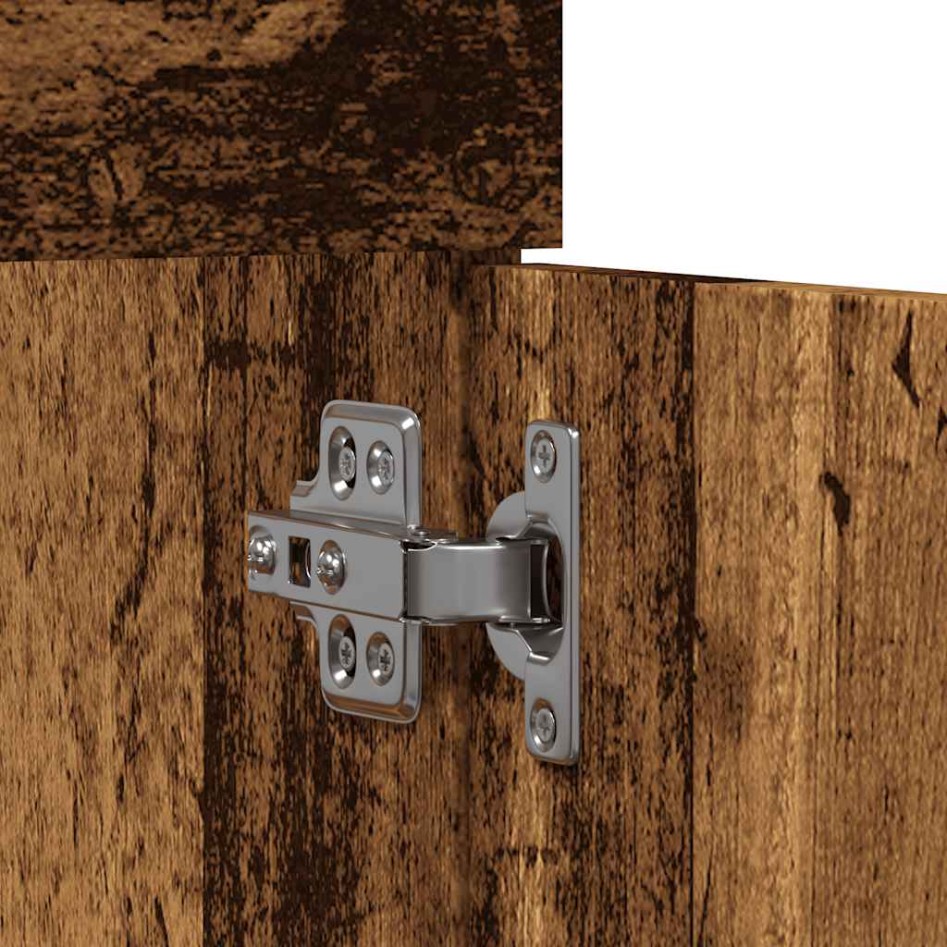 Mueble de lavabo madera de ingeniería envejecida 80x38,5x46