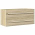 Armario para lavab contrachapada color roble 100x38,5x48