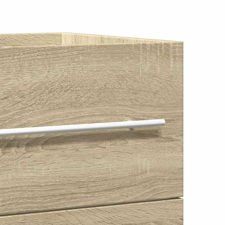 Armario para lavab contrachapada color roble 100x38,5x48