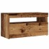 Muebles de TV con luces LED 2 uds madera ingeniería