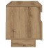 Mueble TV luces LED madera ingeniería roble artisan