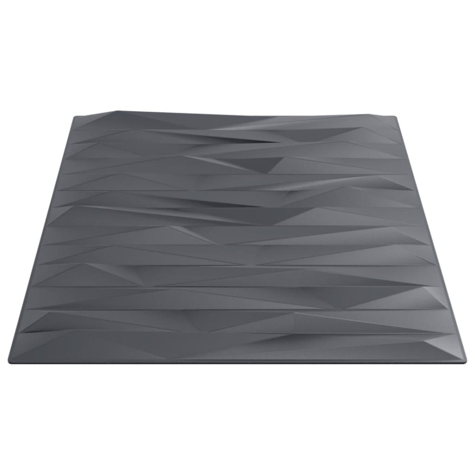 Paneles de pared 24 uds XPS piedra gris 50x50 cm 6