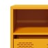 Mueble TV acero laminado en frío amarillo mostaza 68x39x43,5