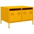 Mueble TV acero laminado en frío amarillo mostaza 68x50x43,5