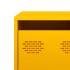 Mueble TV acero laminado en frío amarillo mostaza 68x50x43,5