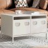 Mueble para TV acero laminado en frío blanco 68x50x43,5