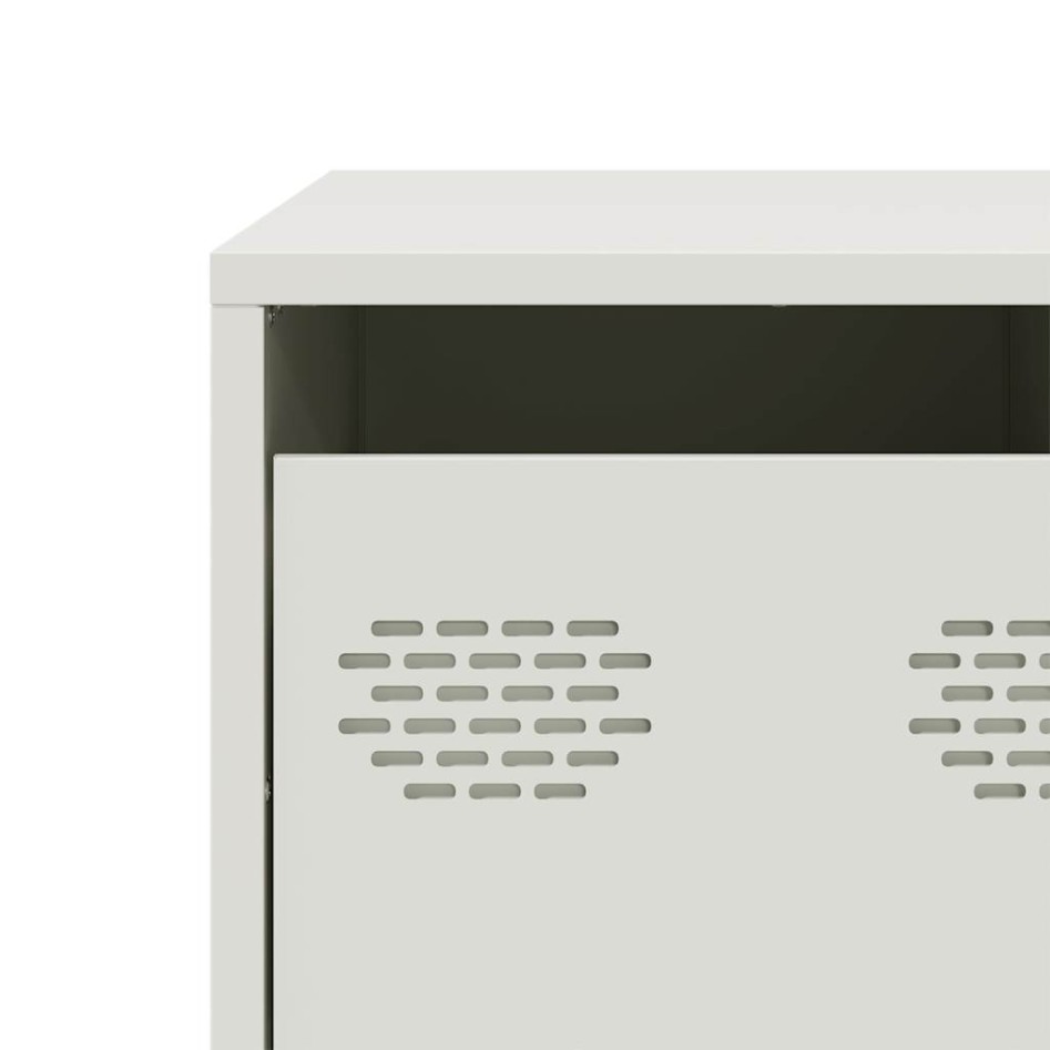 Mueble para TV acero laminado en frío blanco 68x50x43,5