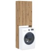 Armario de lavadora roble artisan 64x25,5x190 cm
