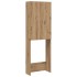Armario de lavadora roble artisan 64x25,5x190