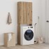 Armario de lavadora roble artisan 64x25,5x190
