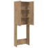Armario de lavadora roble artisan 64x25,5x190