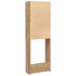 Armario de lavadora roble artisan 64x25,5x190