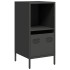 Aparador de acero laminado en frío negro 35x39x73,5